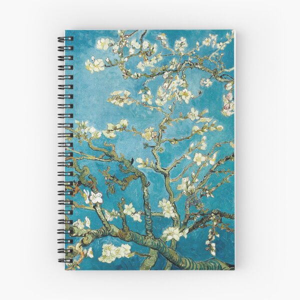 Item preview, Almond Blossoms – Vincent van Gogh’s 1890 Floral Blue Masterpiece designed and sold by EmeraldeaArt.