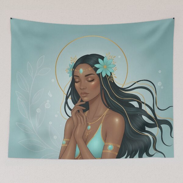 Item preview, Goddess Iemanja. Healer. Psychic. Sonia Sarkali designed and sold by SoniaSarkali.