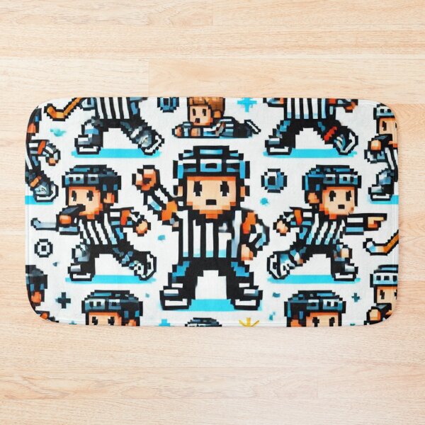 Item preview, hockey themed backpack design designed and sold by TEEJAMBOREE.