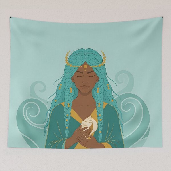 Item preview, Goddess Iemanja. Healer. Psychic. Sonia Sarkali designed and sold by SoniaSarkali.