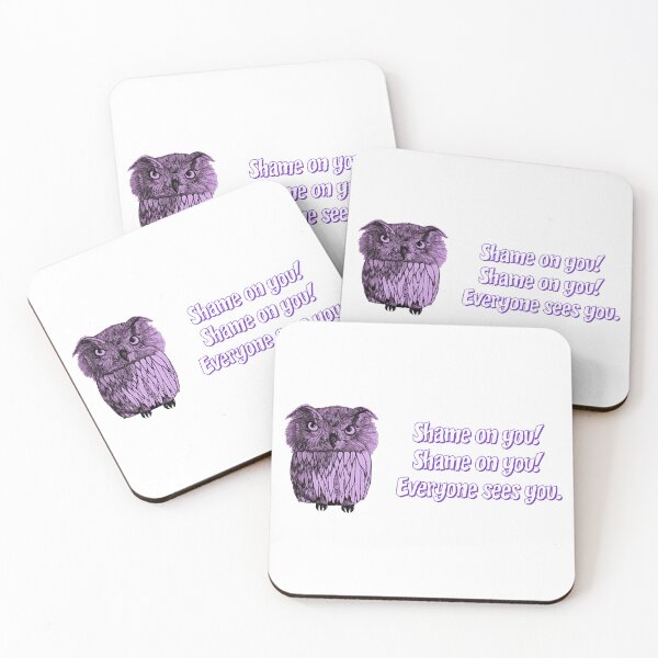 Item preview, Shame on you! Shame on you! Everyone sees you. designed and sold by Kate Anderson Art.