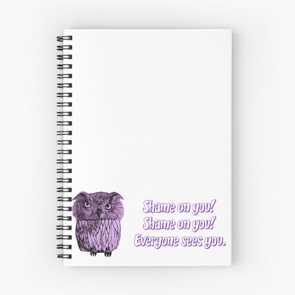 Item preview, Shame on you! Shame on you! Everyone sees you. designed and sold by Kate Anderson Art.