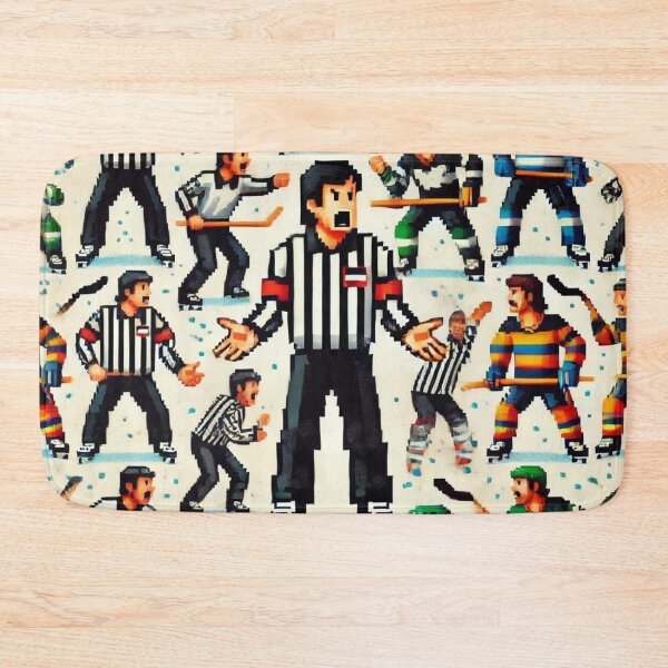 Item preview, hockey themed backpack design designed and sold by TEEJAMBOREE.