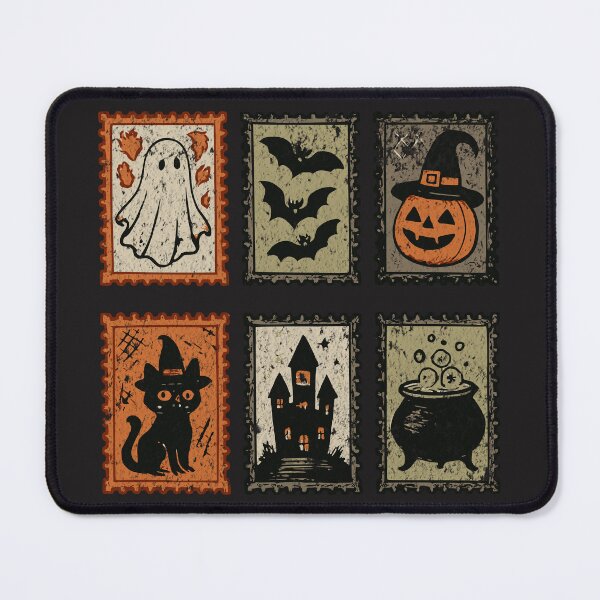 Item preview, Vintage Halloween Stamps designed and sold by Windmill Wildflowers.