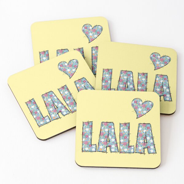Item preview, LALA Floral Stitch Pattern With Yellow Background  designed and sold by missmann.