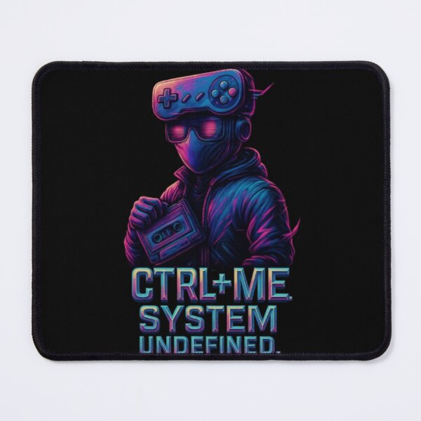 Item preview, CTRL + ME | System Undefined – Cyberpunk Glitchcore Gamer Design designed and sold by DevineCouture.
