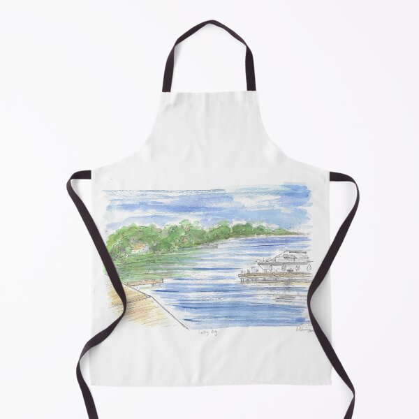 Item preview, Lusty Beg Island watercolour painting. designed and sold by DebTheZeb.