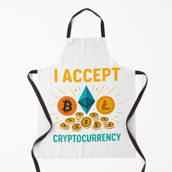 Item preview, Crypto Accepted – Tri-Symbol Payment Design designed and sold by BitCrop.