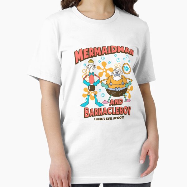 Item preview, SpongeBob SquarePants Mermaidman & Barnacleboy Vintage designed and sold by FifthSun.