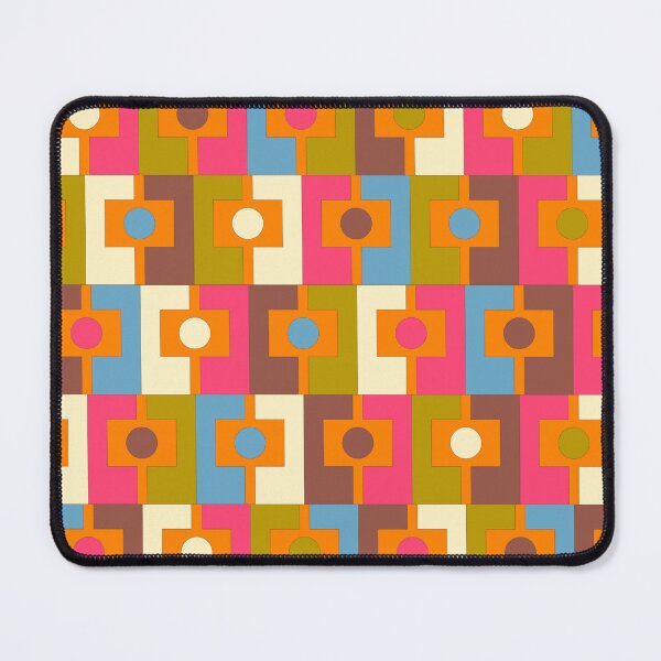 Item preview, Mid Century Modern Geometric Colorful Eclectic Rektangel Pattern designed and sold by kierkegaard.