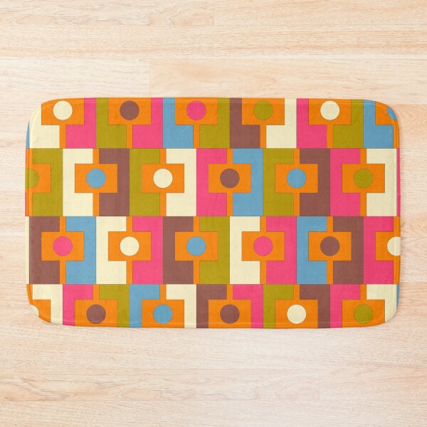 Item preview, Mid Century Modern Geometric Colorful Eclectic Rektangel Pattern designed and sold by kierkegaard.