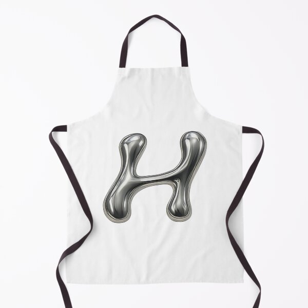 Item preview, Initial H - 3D Liquid Metal Font designed and sold by uncoXab.