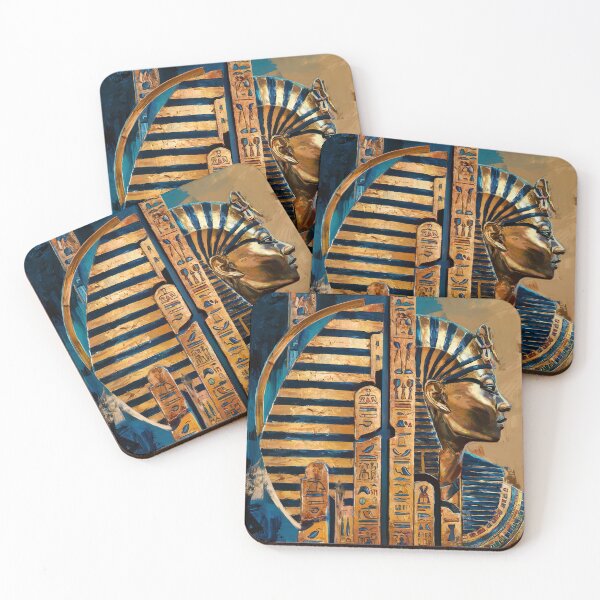 Item preview, Stunning Egyptian home painting with hieroglyphics designed and sold by jbfart.