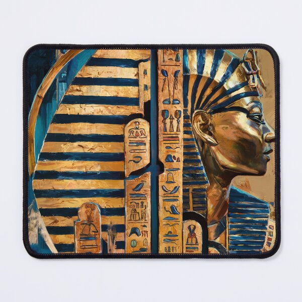Item preview, Stunning Egyptian home painting with hieroglyphics designed and sold by jbfart.