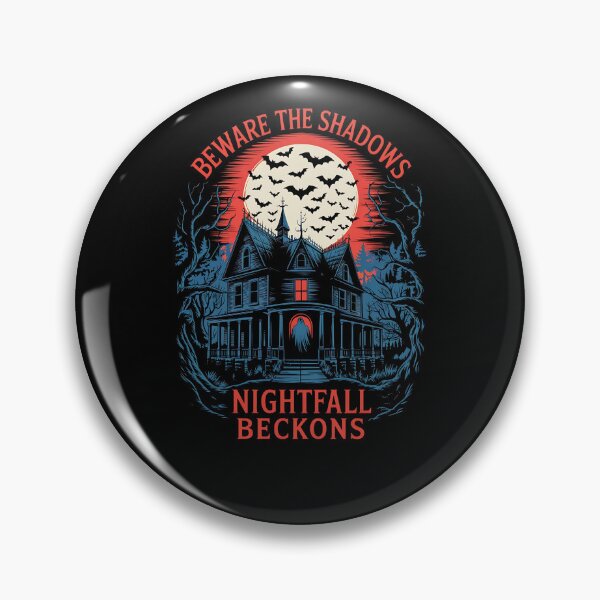 Item preview, Beware the Halloween Shadows Haunted Warning designed and sold by Taans-Creation.