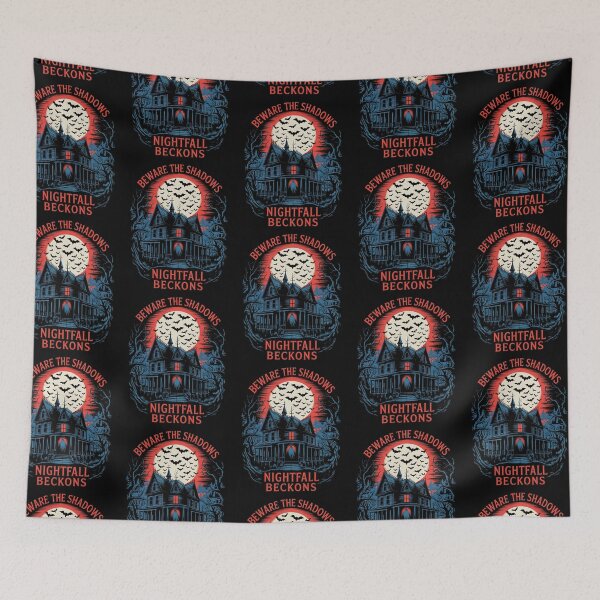 Item preview, Beware the Halloween Shadows Haunted Warning designed and sold by Taans-Creation.
