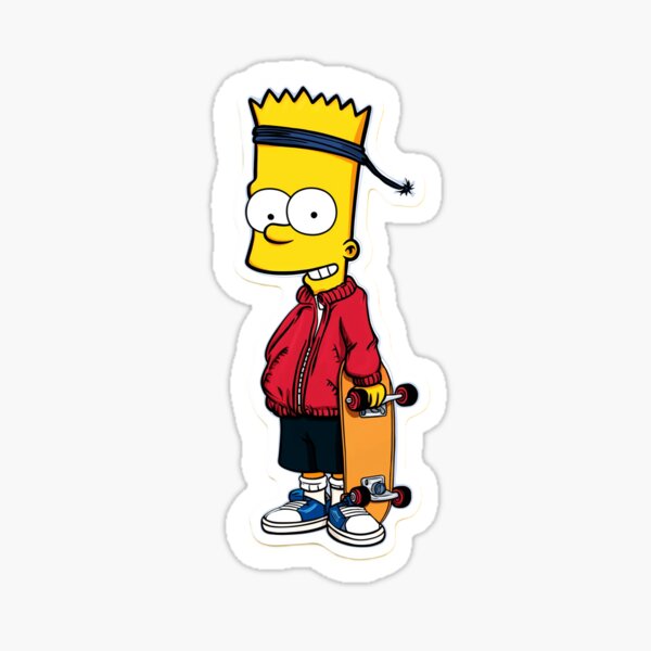 Item preview, Skater Bart designed and sold by Fox1997.