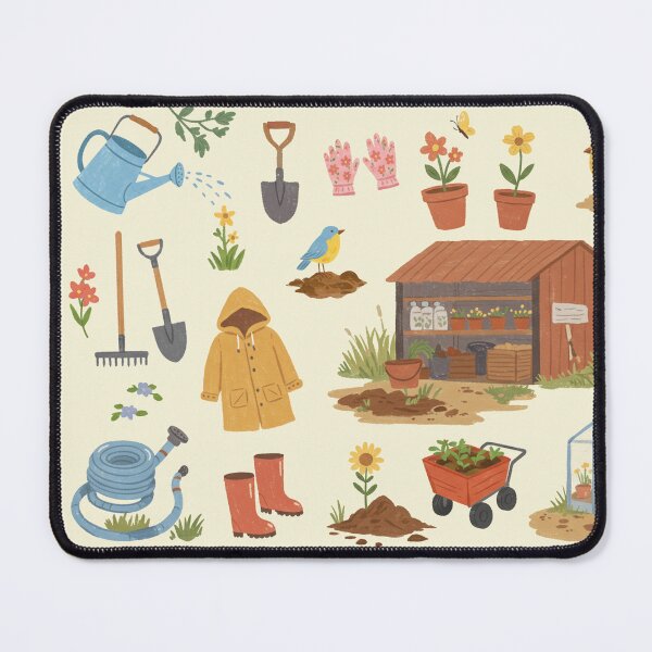 Item preview, Cute Garden Essentials - Whimsical Gardening Clipart designed and sold by Pasteltone.