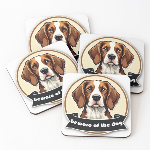 Item preview, Brittany, Beware of the dog designed and sold by barbastyle.