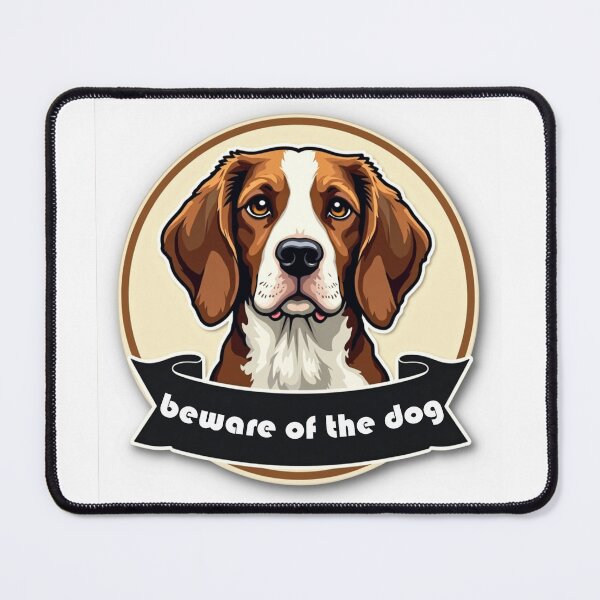 Item preview, Brittany, Beware of the dog designed and sold by barbastyle.
