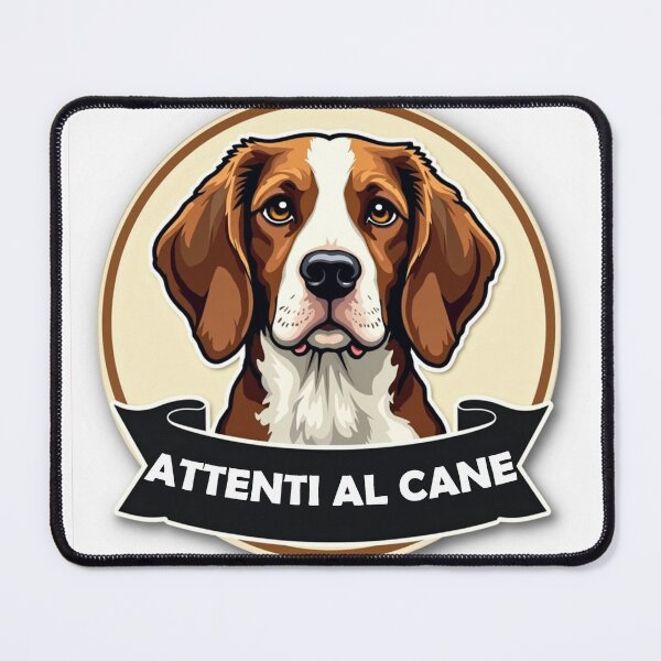 Item preview, Brittany, Attenti al cane designed and sold by barbastyle.
