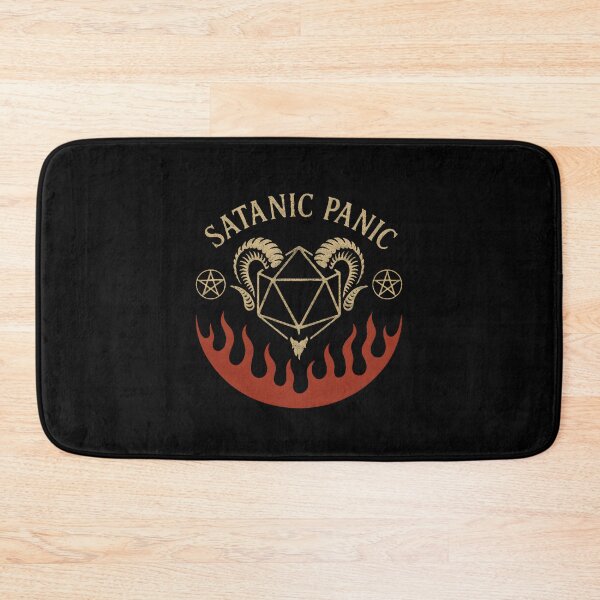 Item preview, Satanic Panic DnD Shirt – Retro Dice, Ram Horns & Pentagram RPG Tee designed and sold by Superhygh.
