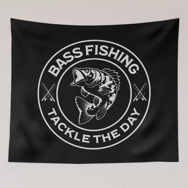 Item preview, Bass Fishing - Tackle the Day  designed and sold by WarmDaysDesigns.