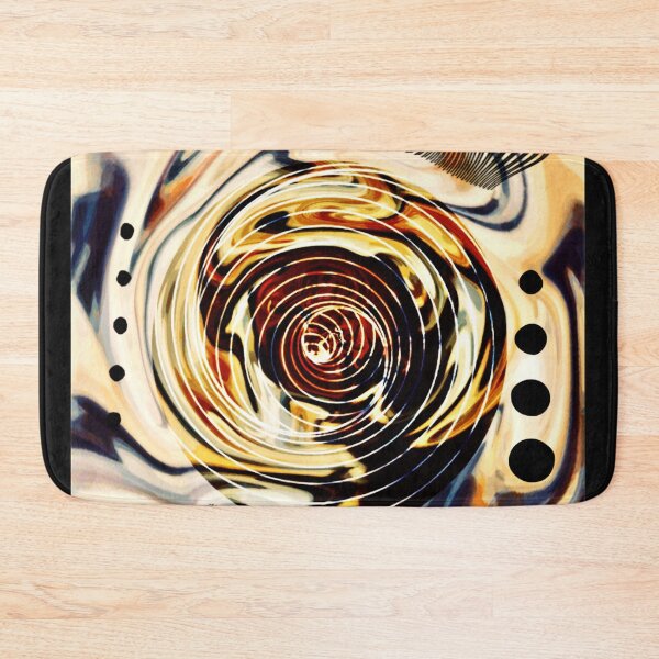 Item preview, Abstract, graphic and dynamic composition in black and beige designed and sold by AnnabellaRh.