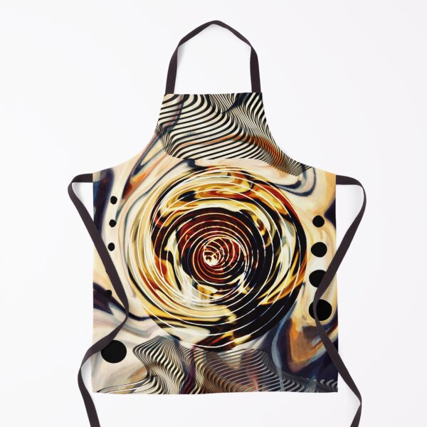Item preview, Abstract, graphic and dynamic composition in black and beige designed and sold by AnnabellaRh.