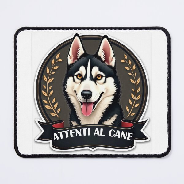 Item preview, Husky, Attenti al cane designed and sold by barbastyle.