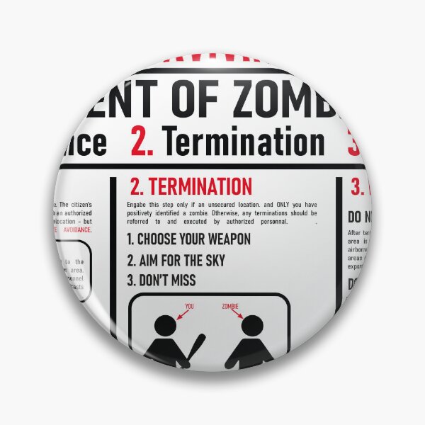 Item preview, Zombie Infestation Survival Guide – 3 Step Plan designed and sold by Risimor04.