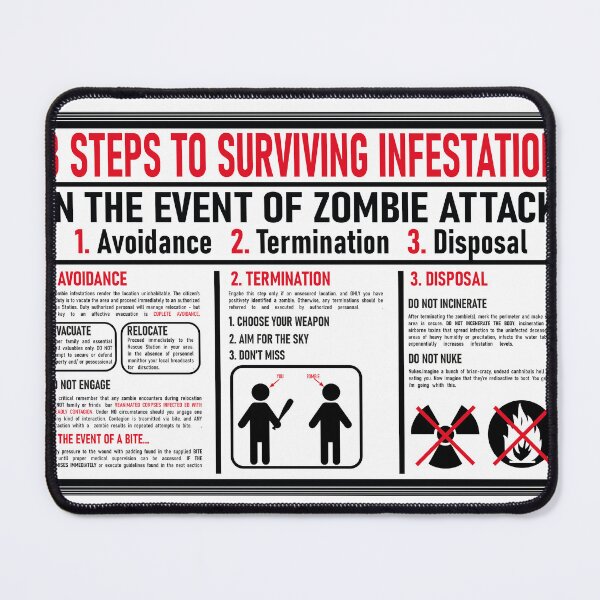 Item preview, Zombie Infestation Survival Guide – 3 Step Plan designed and sold by Risimor04.