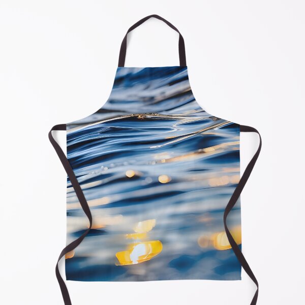 Item preview, Abstract Blue Waves at Sunset designed and sold by Lightworker11.