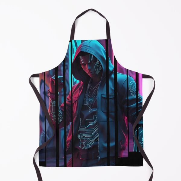 Item preview, Streetwear AI rebel with circuit tattoos 5 designed and sold by Neon G.