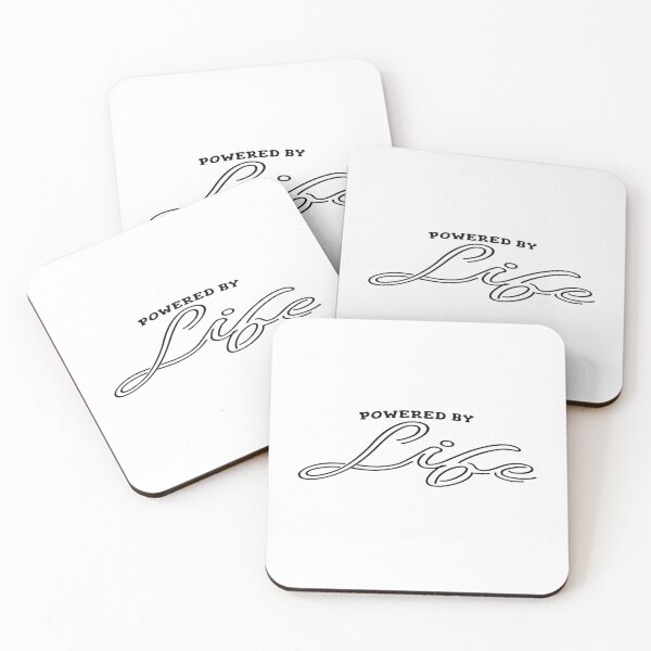 Item preview, Powered by Life – Modern Motivational Design designed and sold by Vibranta Studio.