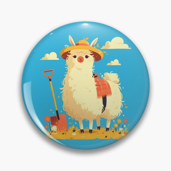 Item preview, Llama the farmer designed and sold by WoollenLlama.