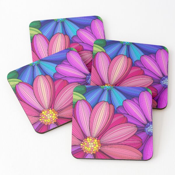 Item preview, Colorful Daisy flower - floral design designed and sold by IMAGENACTION.