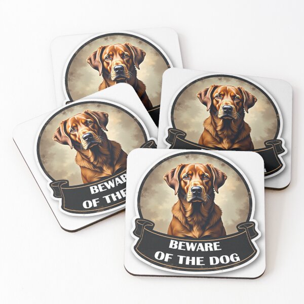 Item preview, Labrador, beware of the dog designed and sold by barbastyle.