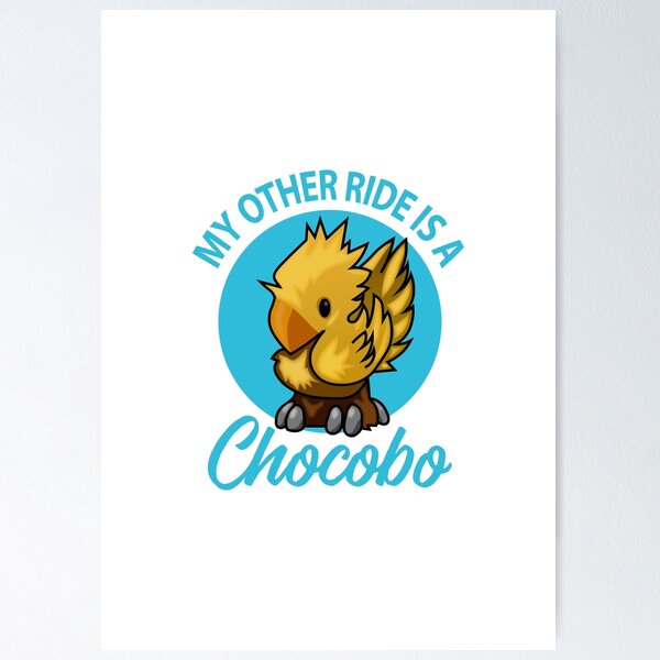 Item preview, My Other Ride is a Chocobo designed and sold by FFMeditations.