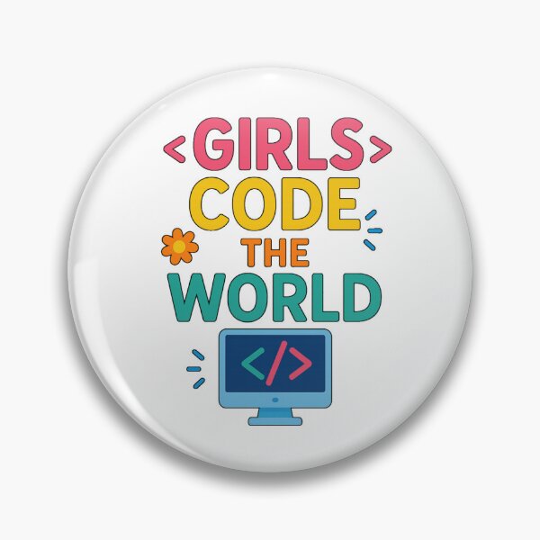 Item preview, Girls Code the World designed and sold by ThunderParrot.