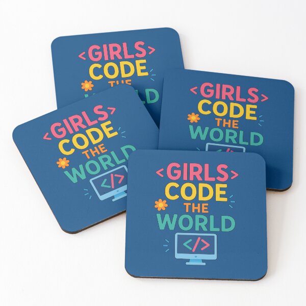 Item preview, Girls Code the World designed and sold by ThunderParrot.