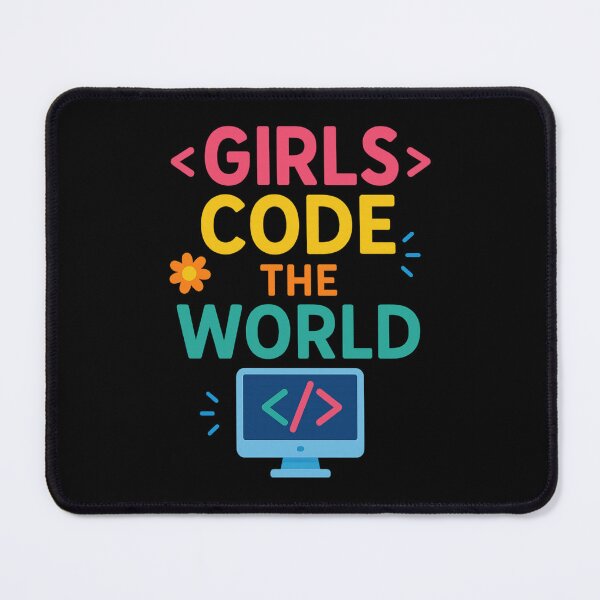 Item preview, Girls Code the World designed and sold by ThunderParrot.