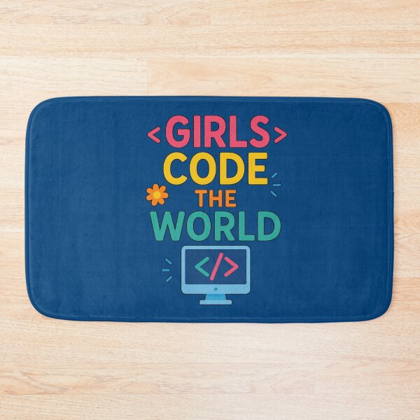 Item preview, Girls Code the World designed and sold by ThunderParrot.