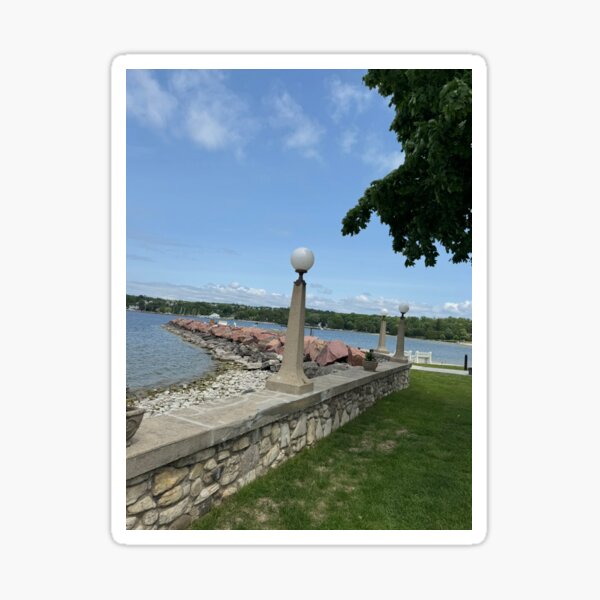 Item preview, Door County Egg Harbor Seen From Alpine Resort Portrait designed and sold by BGGretchen.