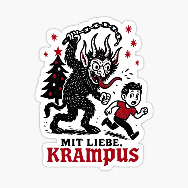 Item preview, Mit Liebe, Krampus | Krampus Christmas (for LIGHT) designed and sold by Oh, the HORROR!.