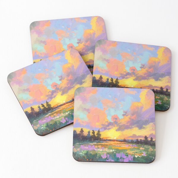 Item preview, Magical moment at the edge of the forest, landscape painting designed and sold by Mikko Tyllinen.