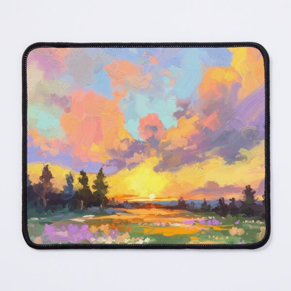 Item preview, Magical moment at the edge of the forest, landscape painting designed and sold by Mikko Tyllinen.