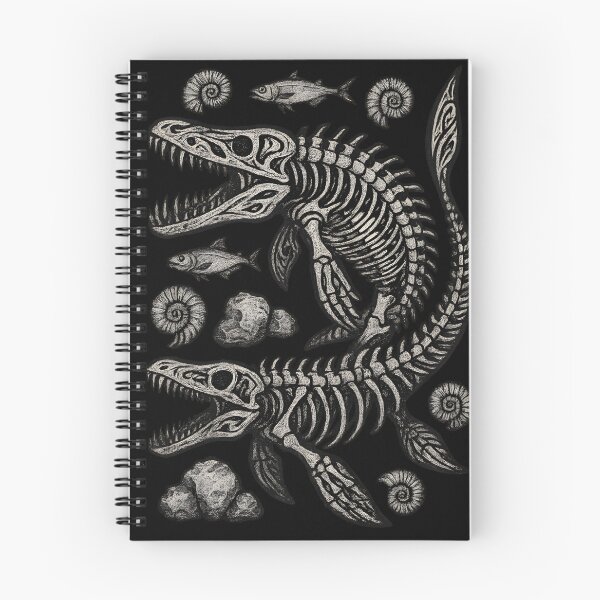 Item preview, Mosasaurus Fossil Tribal Skeleton Design designed and sold by Uglyandcute.
