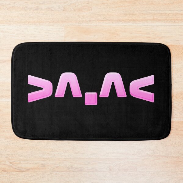 Item preview, >^.^<  Cute Happy Cat Asterisks Face Emote in Pink designed and sold by Memes N Lore .