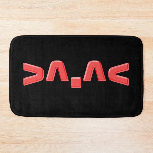 Item preview, >^.^<  Cute Happy Cat Asterisks Face Emote in Red designed and sold by Memes N Lore .